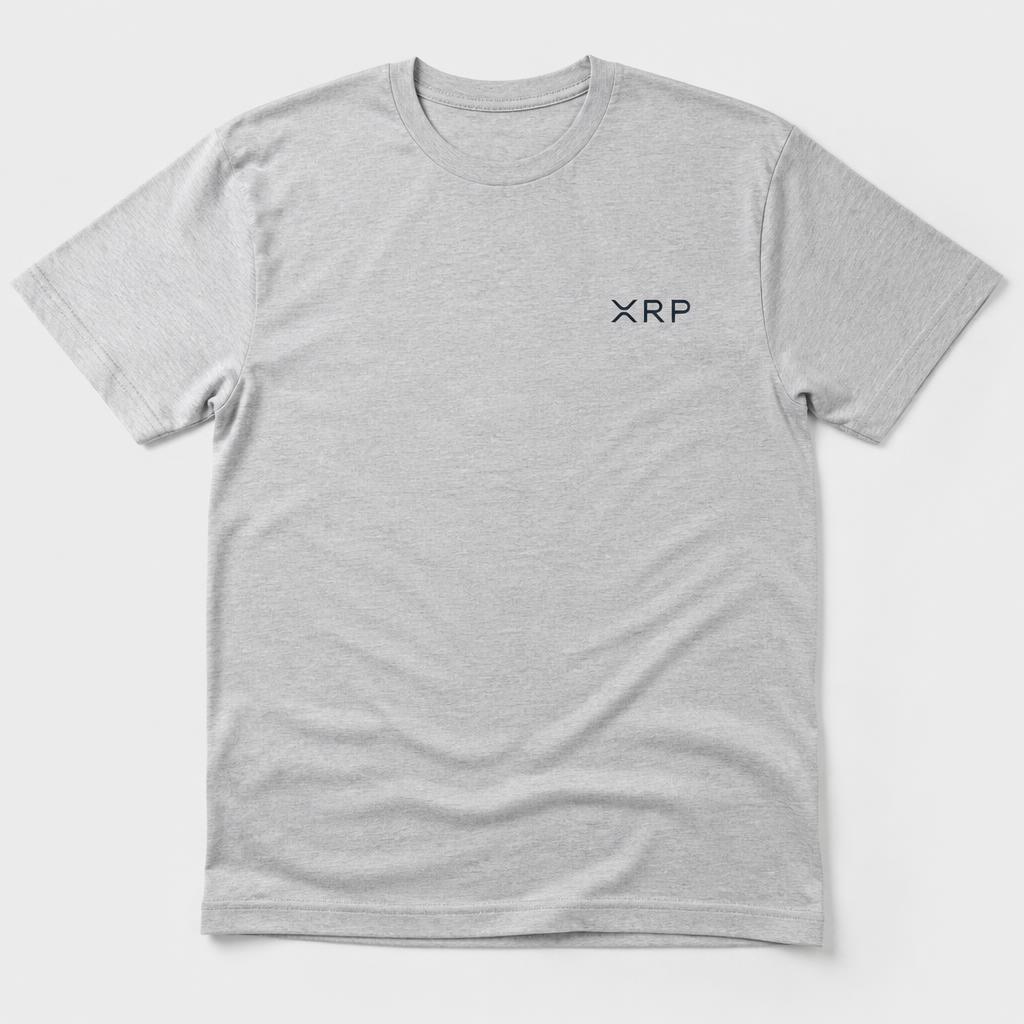 Heather Grey XRP Emblem Tee